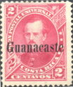 Prospero Fernandez (1834-1885) overprint Guanacaste