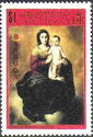 "Madonna and Child" (Murillo) - Overprinted
