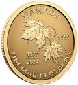 10 Dollars (Maple leaf 2024 45th (sapphire) anniversary of Canada’s Gold Maple Leaf)
