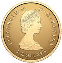 5 Dollars (Maple leaf 2024 45th (sapphire) anniversary of Canada’s Gold Maple Leaf)