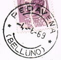Prodotto-Filatelico:-Pedavena-(Belluno)-(Italia)