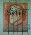 King Ludwig III overprinted Sarre
