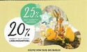 20% Rabatt auf einen Lieblingsartikel. Depot