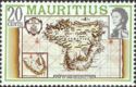 Map of the island of Mauritius by Van Keulen (1700)