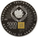 5,000 Dram (30th anniversary of national currency)