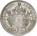 1 Thaler (Coat of arms on obverse, st. Andrew on reverse)