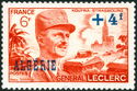 General Leclerc overprinted and surcharged