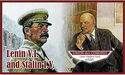 Great People Vladimir Lenin and Joseph Stalin