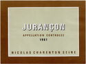 Jurançon AOC - Nicolas 1961