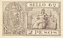 2 Pesos Timbre Movil