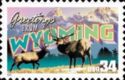 Greetings from Wyoming, Wapiti (Cervus canadensis)