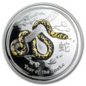 1 Dollar (Year of the Snake - black and yellow)