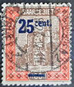 Stamp surcharged Centimes