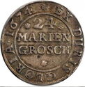 24 Marien Groschen (Wildman on obverse)