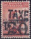 King Victor Emmanuel III handst. TAXE, T and value