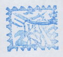 Dam Batai Postage Due : value 2 with birds in flight
