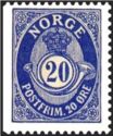 Posthorn- NORGE in Roman Capitals