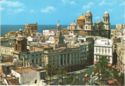 Cádiz. Plaza de San Juan de Dios, City Hall and towers of the Cathedral