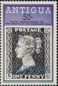 Great Britain Penny Black - Overprinted
