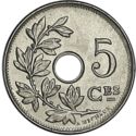 5 Centimes (French legend - w/o star)