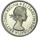 ½ Crown (Elizabeth II)