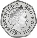 50 Pence (Wheelchair Rugby 28/29)