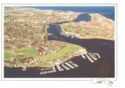 Fremantle. Aerial View of Harbour and Swan River