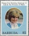 Princess Diana in Blue