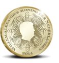 10 Euro (200th Aniv. Dutch National Bank - Gold edition)