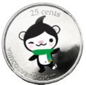 25 Cents (Miga Mascot Vancouver Olympics)