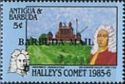 Edmond Halley and Old Greenwich Observatory - Overprinted