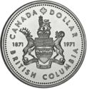 1 Dollar (100th Anniver. of British Columbia joining union)