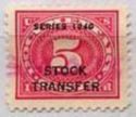 Stock Transfer - Numeral (Series 1940)
