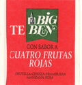 con Sabor a Cuatro frutas rojas