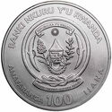 100 Francs (Year of the Ox 牛 - Platinum)