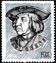 Signed Kbel. Maximilien I by Albrect Durer