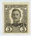 Emperor Karl I (1887-1922) overprinted in Centesimi