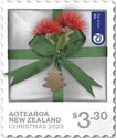 Christmas Tree and Pohutukawa - Booklet Stamp