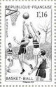 Design of Basketball Stamp of 1956