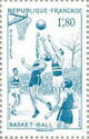 Design of Basketball Stamp of 1956