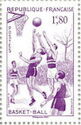 Design of Basketball Stamp of 1956