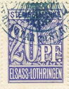 Elsass-Lothringen, 20 pfennig