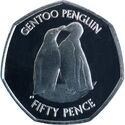 50 Pence (Gentoo penguin)