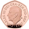 50 Pence (Atlantic Salmon ♚ - Gold)