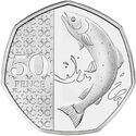 50 Pence (Atlantic Salmon ♚)