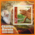 Charles Darwin and Dinosaurs (Dimetrodon)