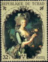 Marie Antoinette with a Rose by M. Vigée-Lebrun