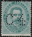 Issue of 1886 with Perforated New Value