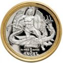 1 Angel (Archangel Michael Slaying the Dragon - Bi-Metal)