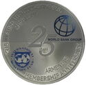 1,000 Dram (25th Anniversary of Membership of the Republic of Armenia)